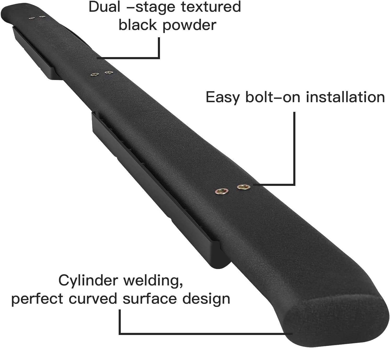 Comnova 4.5'' Running Boards Compatible With 2019-2025 Chevy Silverado/Gmc Sierra 1500 Crew Cab, 2020-2025 Silverado/Sierra 2500
