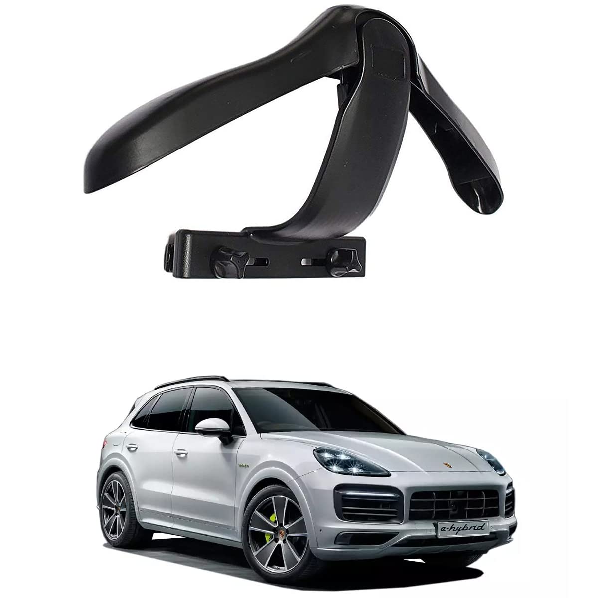 Oshotto CH04 Detachable Headrest Car Coat Hanger Back Seat Clothes Holder for Suit Coats Blazer Jackets Compatible with Porsche