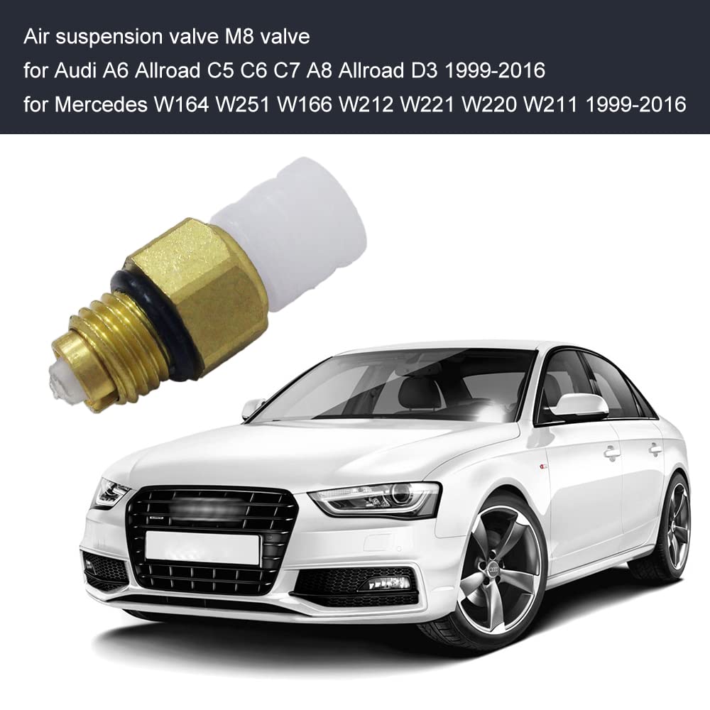 Airsusfat 10Pcs Air Suspension Repair Kit Air Valve M8 For Benz W251 W164 W212 W211 W220 W221 New Air Connector Tube Brass Fitti