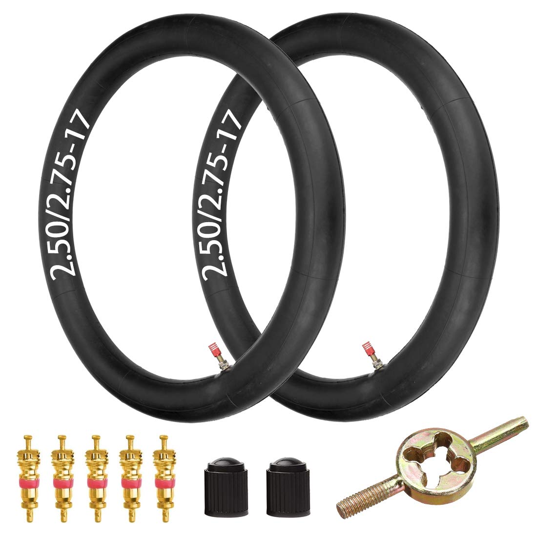 FVRITO 2.50/2.75-17 250/275x17 70/100-17 Inner Tube for Honda C70 CL70 CR80 CR80R CRF80F CRF100F CRF125F 150R CT 90 110 XR100R K