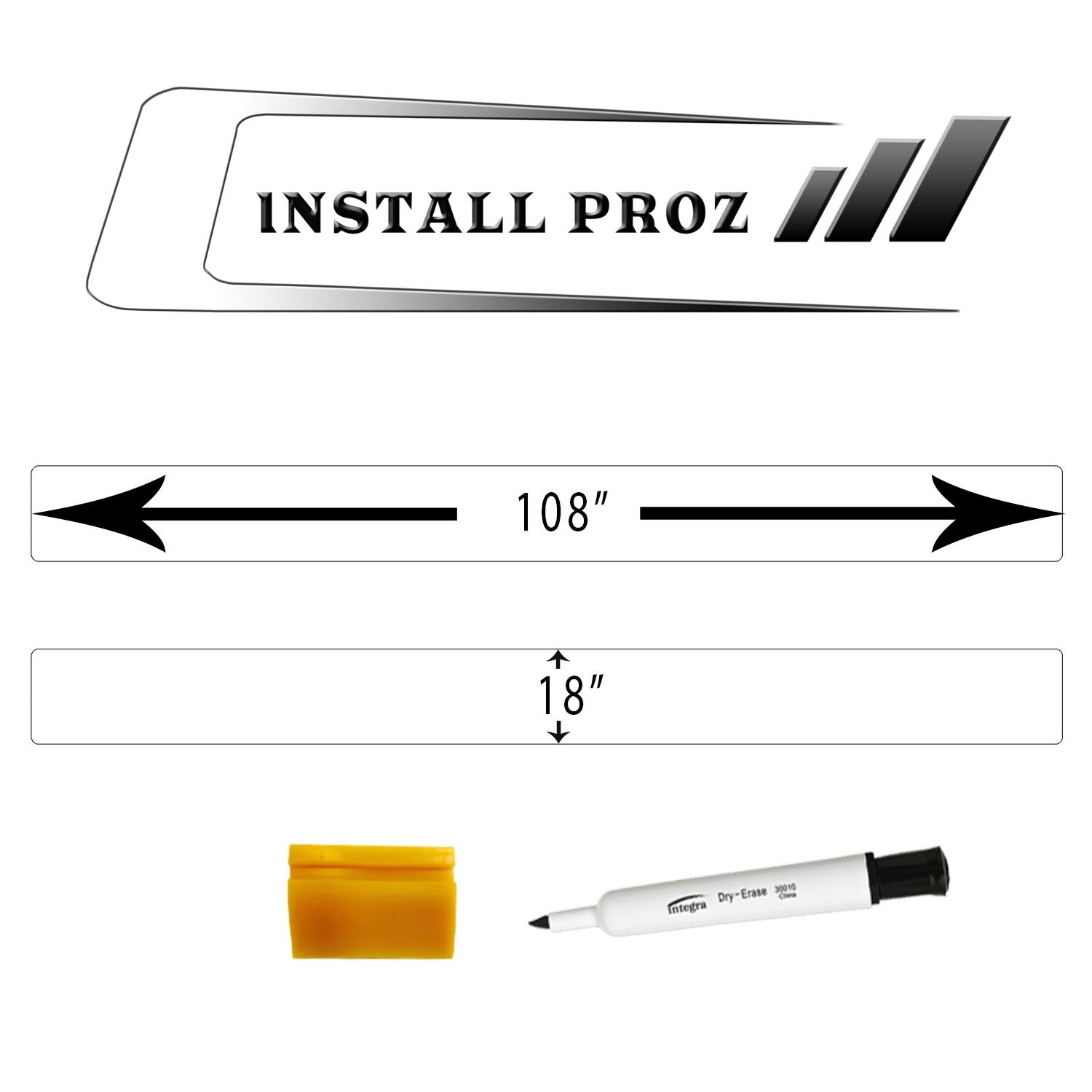 Install Proz Self-Healing Clear Paint Protection Bundle-Hood Strip, Door Edge, Door Cup, And Door Sill Protectors
