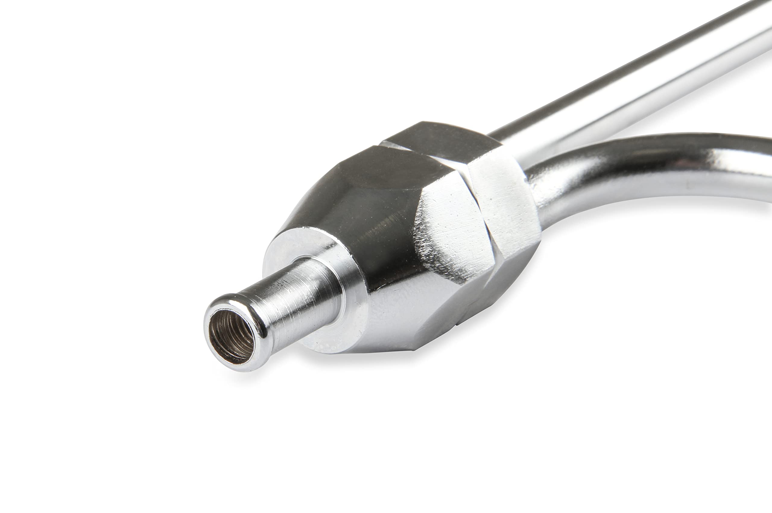Mr. Gasket 1552 Chrome Gas Line Kit For Holley 4-Barrel Carburetor