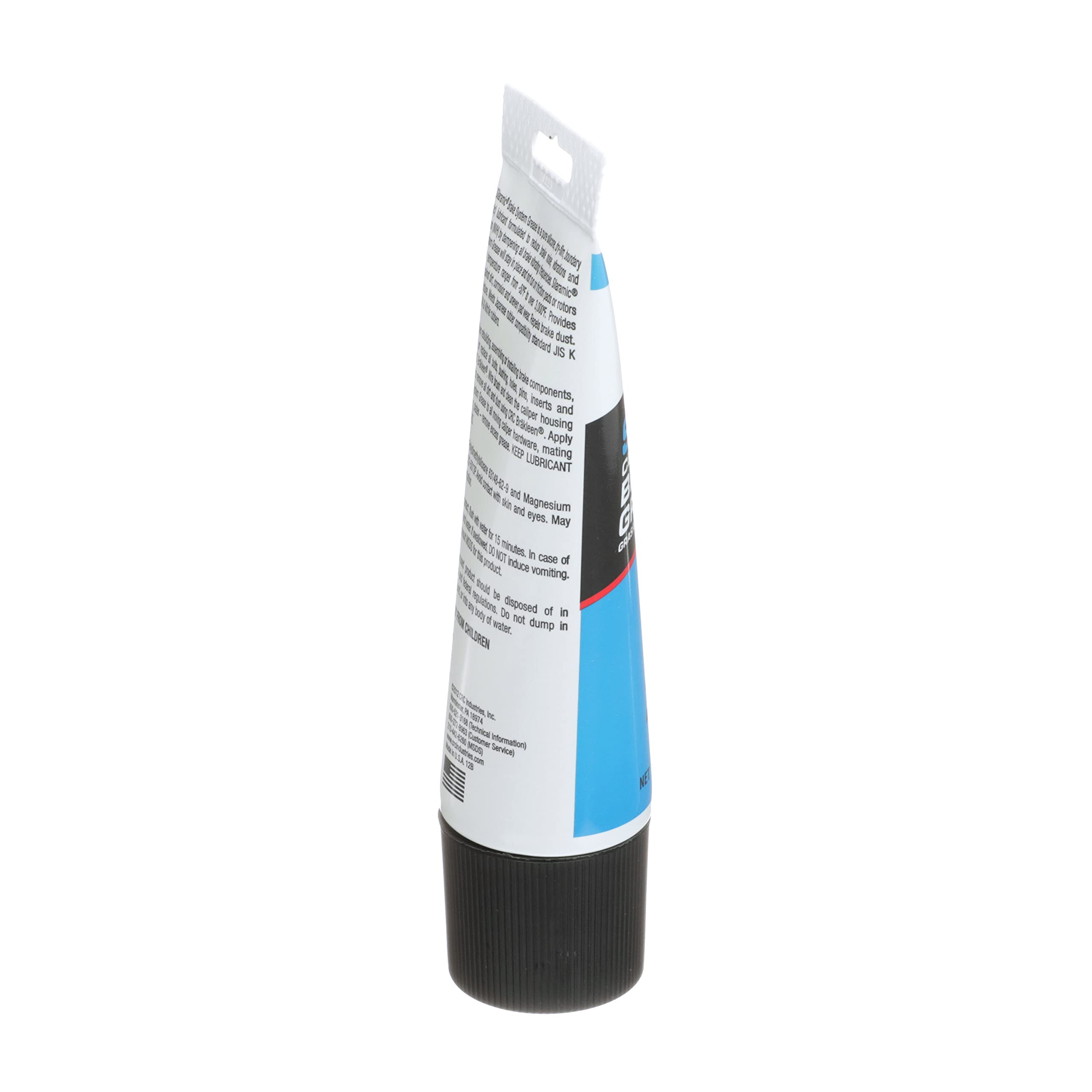CRC SL3301 Synthetic Brake & Caliper Grease, 2.5 Oz, PTFE & Graphite, High Performance Lubricant