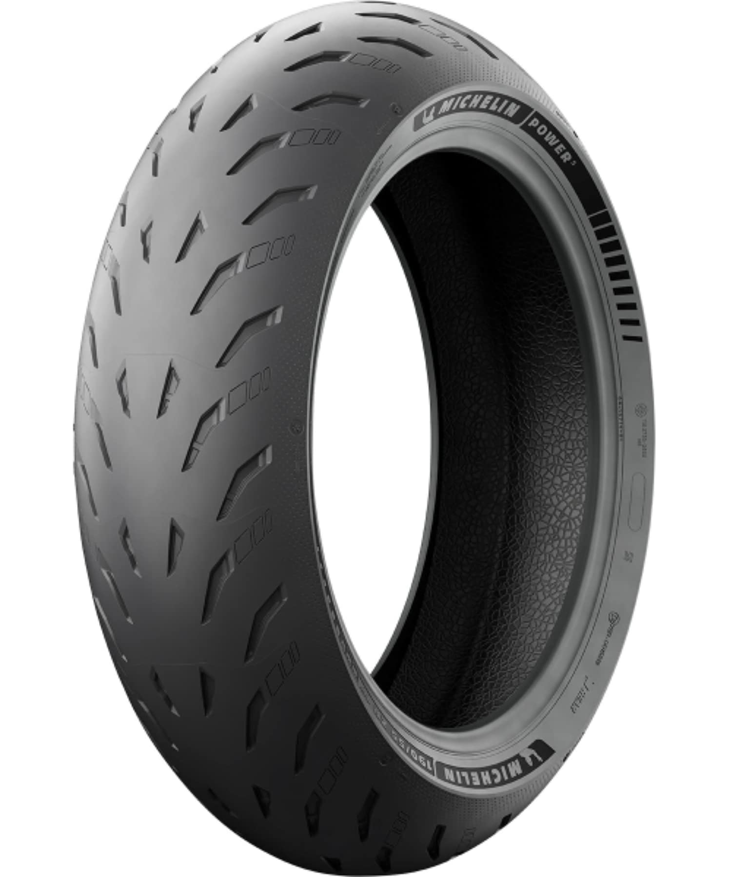 MICHELIN Power 5 Rear Tire - 180/55ZR-17, Silica Material, High-Performance Design