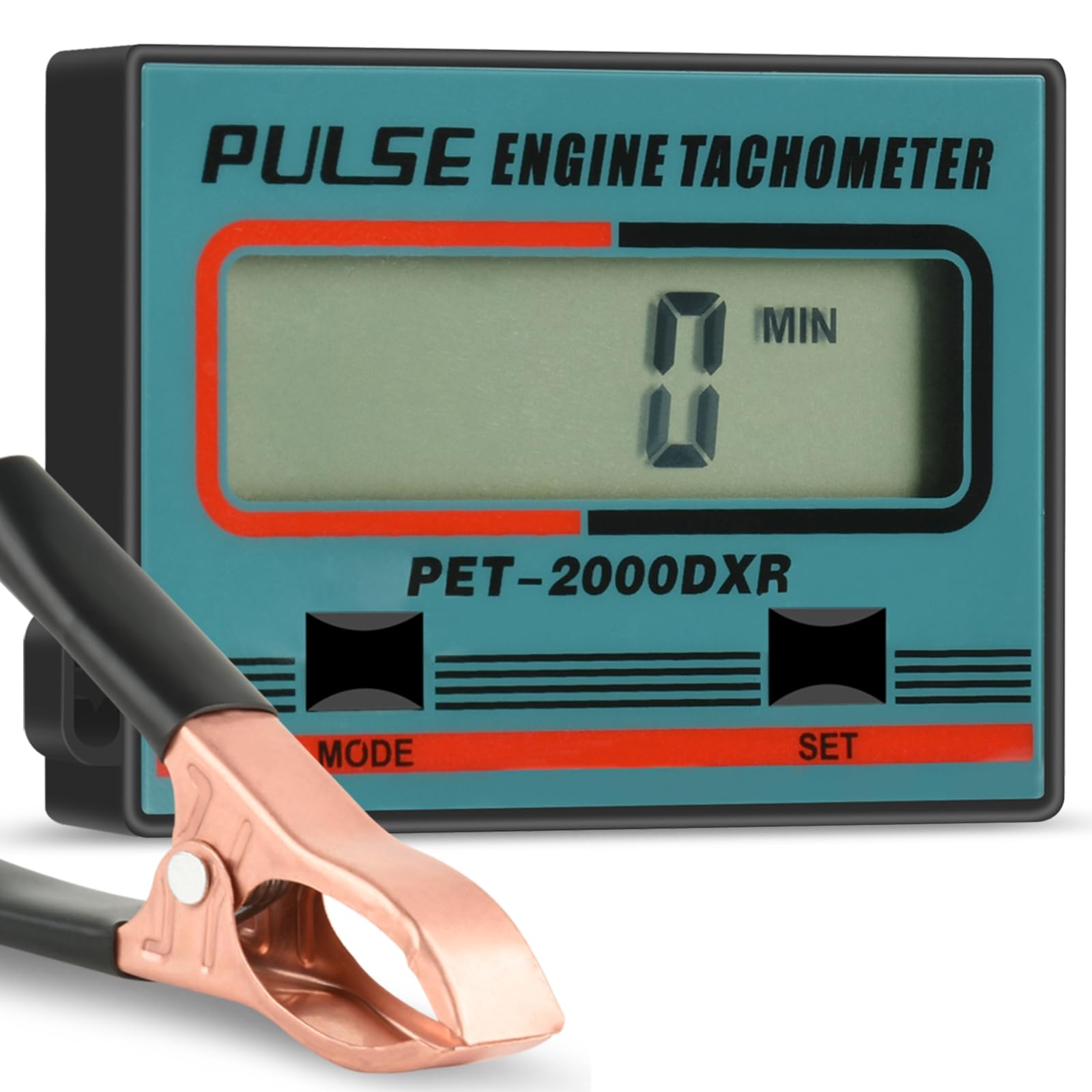Digital Tachometer - Chainsaw Tachometer Tach Gauge Digital Display Pulse Speedometer For Chain Saw Cropper Generator Lawn Mower Rv Atv Dirt Bike Motocross Boat Tractor (A)