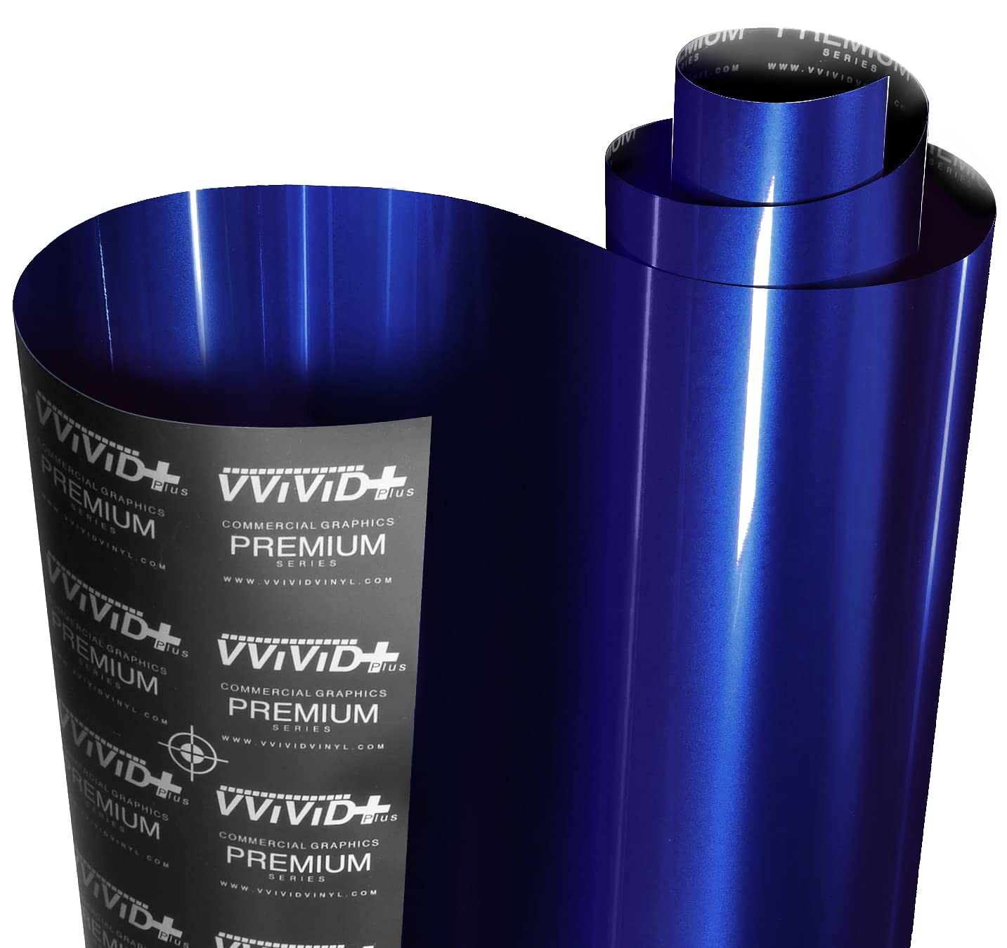 Vvivid+ Ultra Gloss Neptune Pearl Blue 1.5Ft X 5Ft Vinyl Car Wrap Premium Paint Replacement Film Roll With Nano Air Release, Str