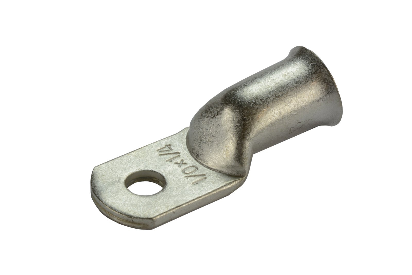 Temco 25 Pack Tinned Copper Welding Battery Cable Ends, Lugs Terminal 1/0 Awg 1/4'' Hole - Marine Grade (6 Awg To 1/0 Awg Option