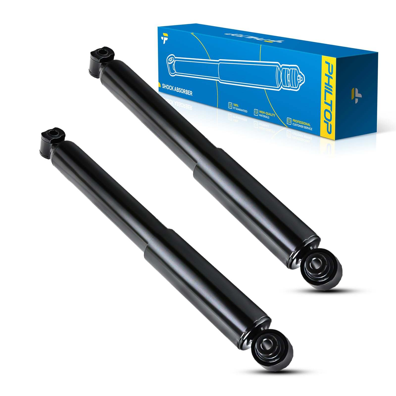 Philtop Rear Struts For Pt Cruiser 2001 2002 2003 2004 2005 2006 2007 2008 2009 2010, Shock Absorber Complete Suspension 5989 *
