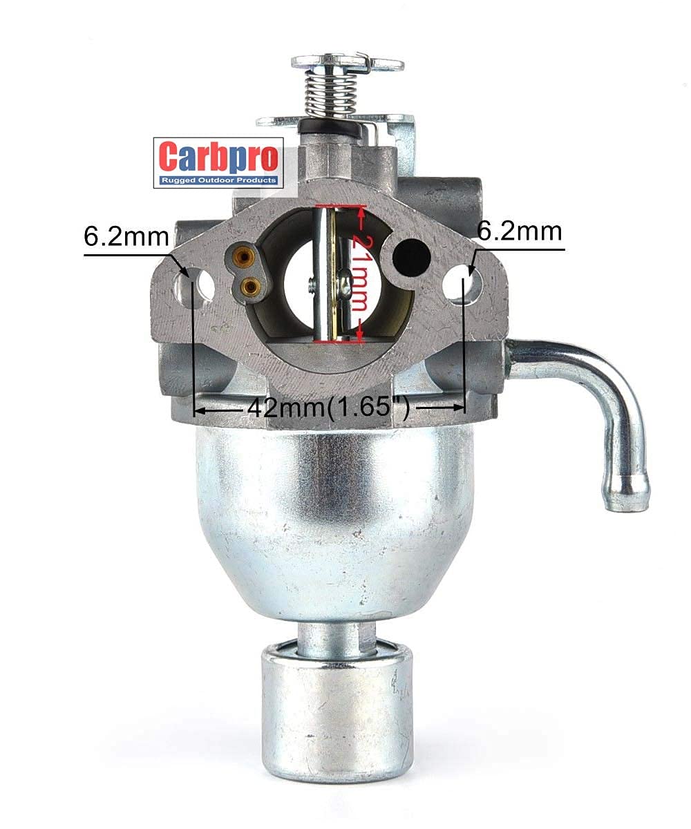 Carbpro Carburetor 0D8332 with Gaskets for Generac Generator Model 04700-0, GN220, RV C-7107