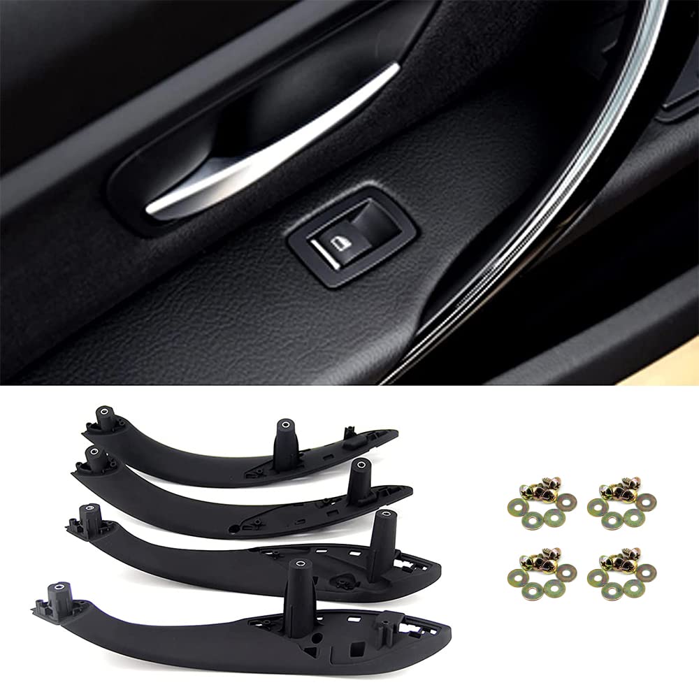 Fexon Bmw Door Handles Replacement For Series 3 F30 Series 4 Inner Door Support Trim Pull Strap Armrest Bracket Kit For 2012-201