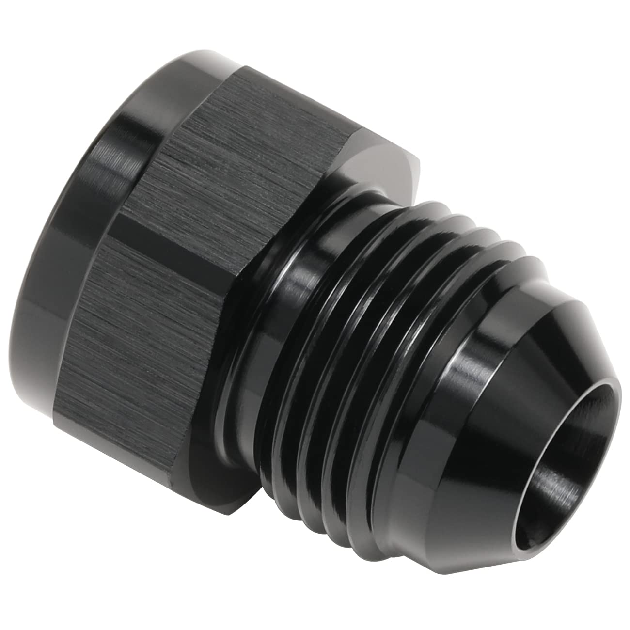 Podavelle 6An Female To 8An Male Flare Expander Fitting Adapter Aluminum Black