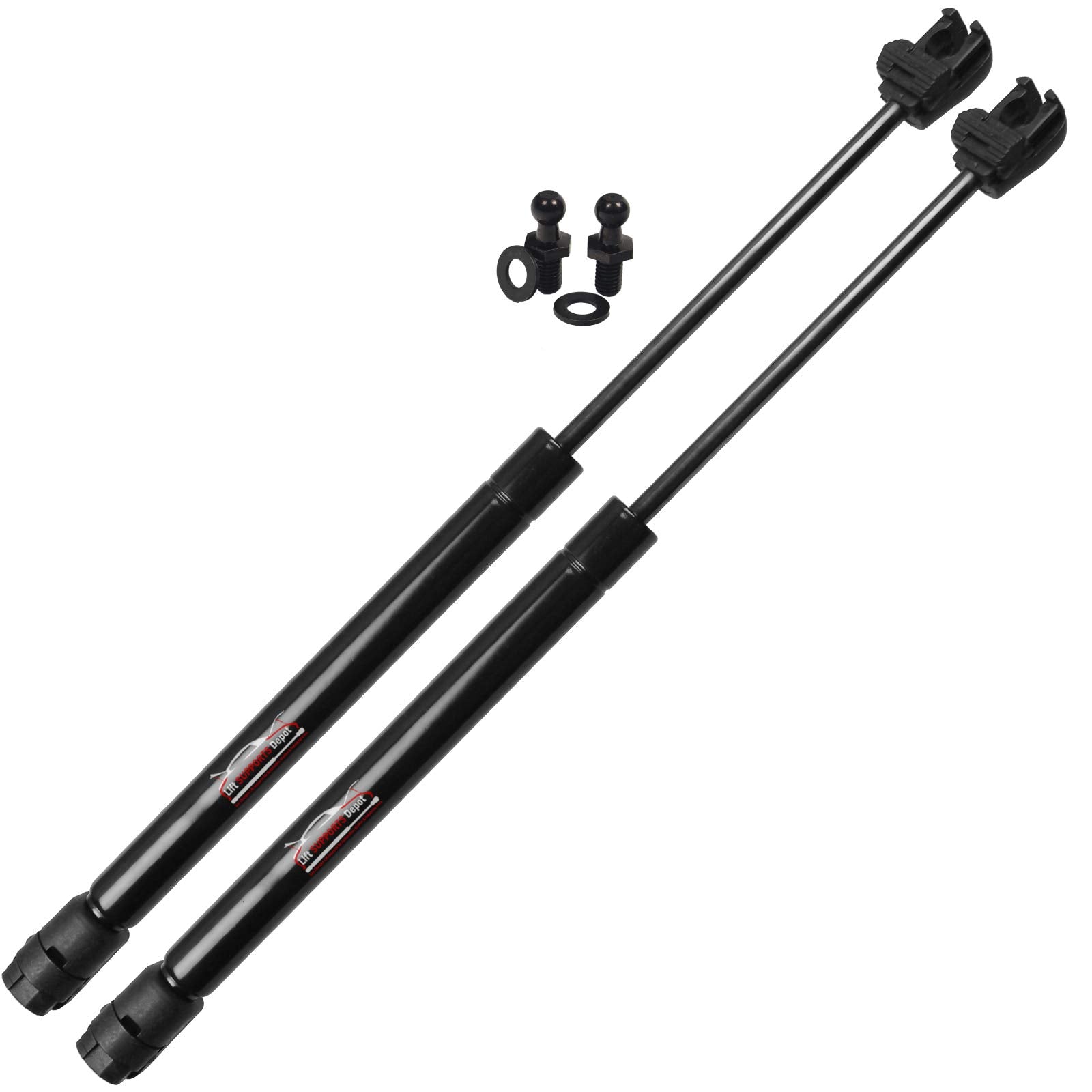 Lift Supports Depot Qty (2) Compatible With Dodge Challenger 05 To 2020 Front Hood Lift Supports W/Ball Studs Shocks Struts
