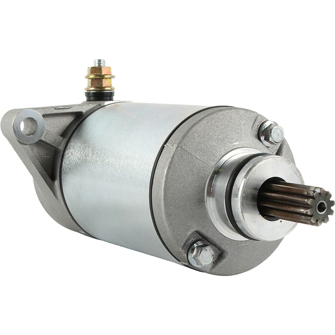 Dsa 12 Volt Pmdd Type Starter Compatible With/Replacement For 2013 2014 2015 Arctic Cat 500 Core 500 Xt Atv 3305-954, 31210-Pta1-D406 2 Mtg Holes, Flange Mtg Type