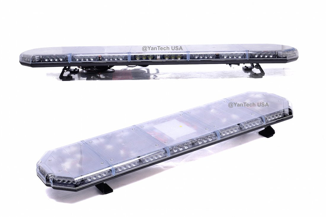 56“ 104 Led Emergency Beacon Strobe Light Bar Warning Truck Tow Wrecker W/Take Down, Alley, Brake And Turn Signal - Usa Warranty W/Lifetime Service