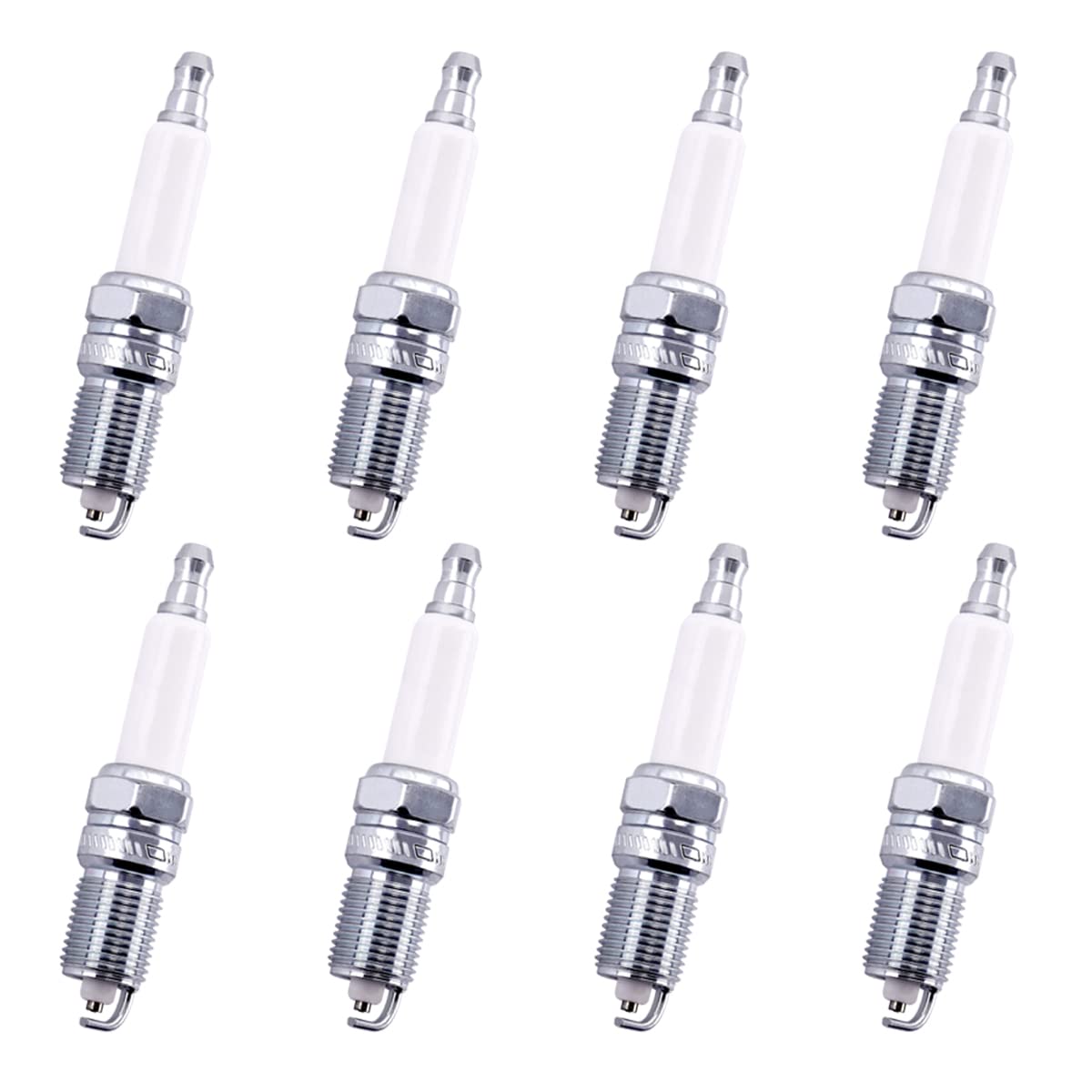 MAS Set of 8 Ignition Coils Pack&Platinum Spark Plugs&Wires Compatible with Chevrolet GMC Cadillac Camaro Express Impala CTS Ava