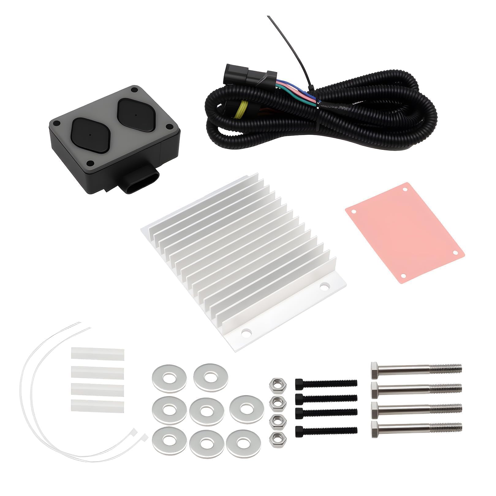 Jecoupoon 12562836 Fuel Pump Driver Module PMD Relocation Kit Compatible with Suburban Tahoe Blazer Express 6.5L V8 Diesel Engin
