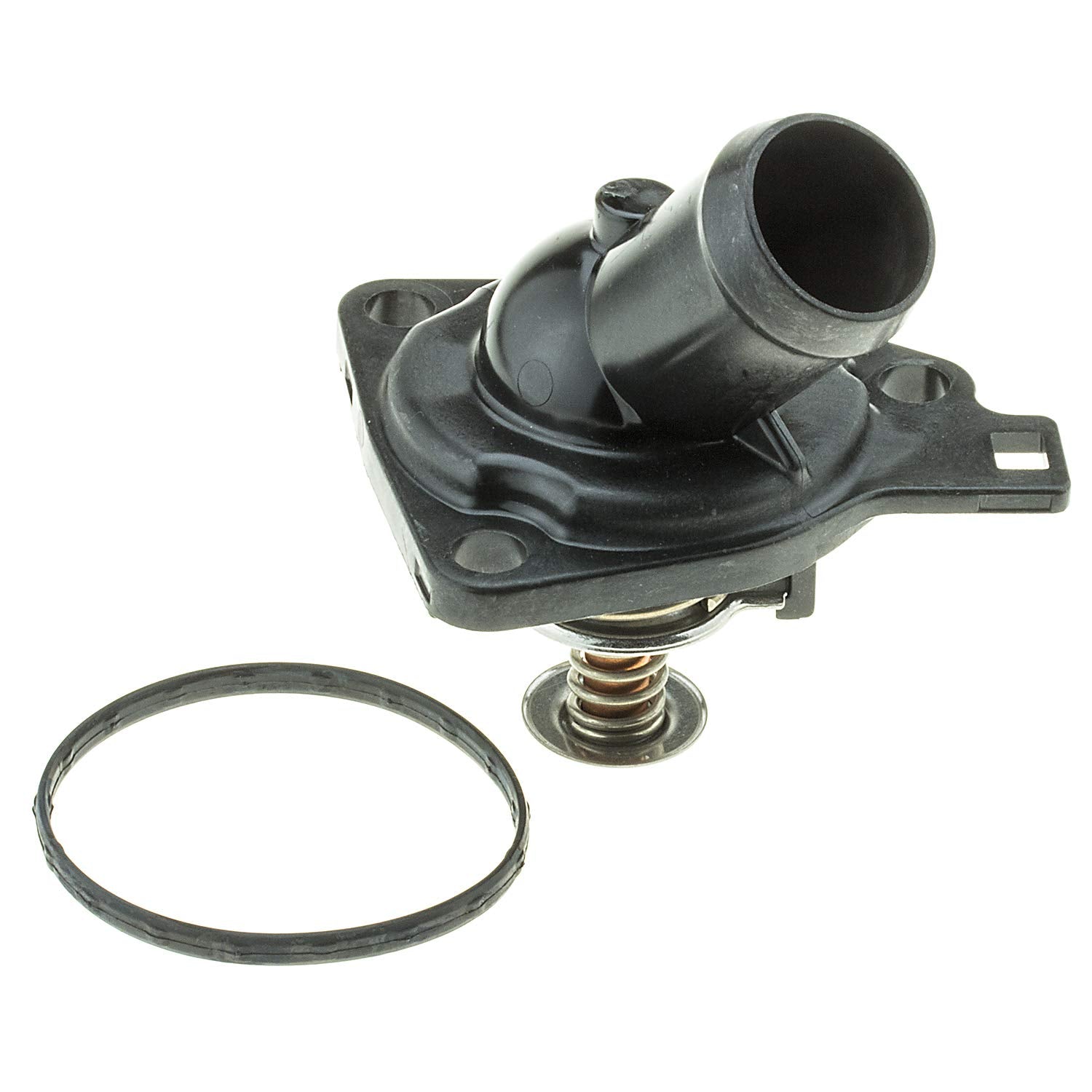 MotoRad 636-170 Integrated Housing Thermostat 170 Degrees Engine Coolant Thermostat Housing Assembly Fits Honda CR-V 07-14 Civic
