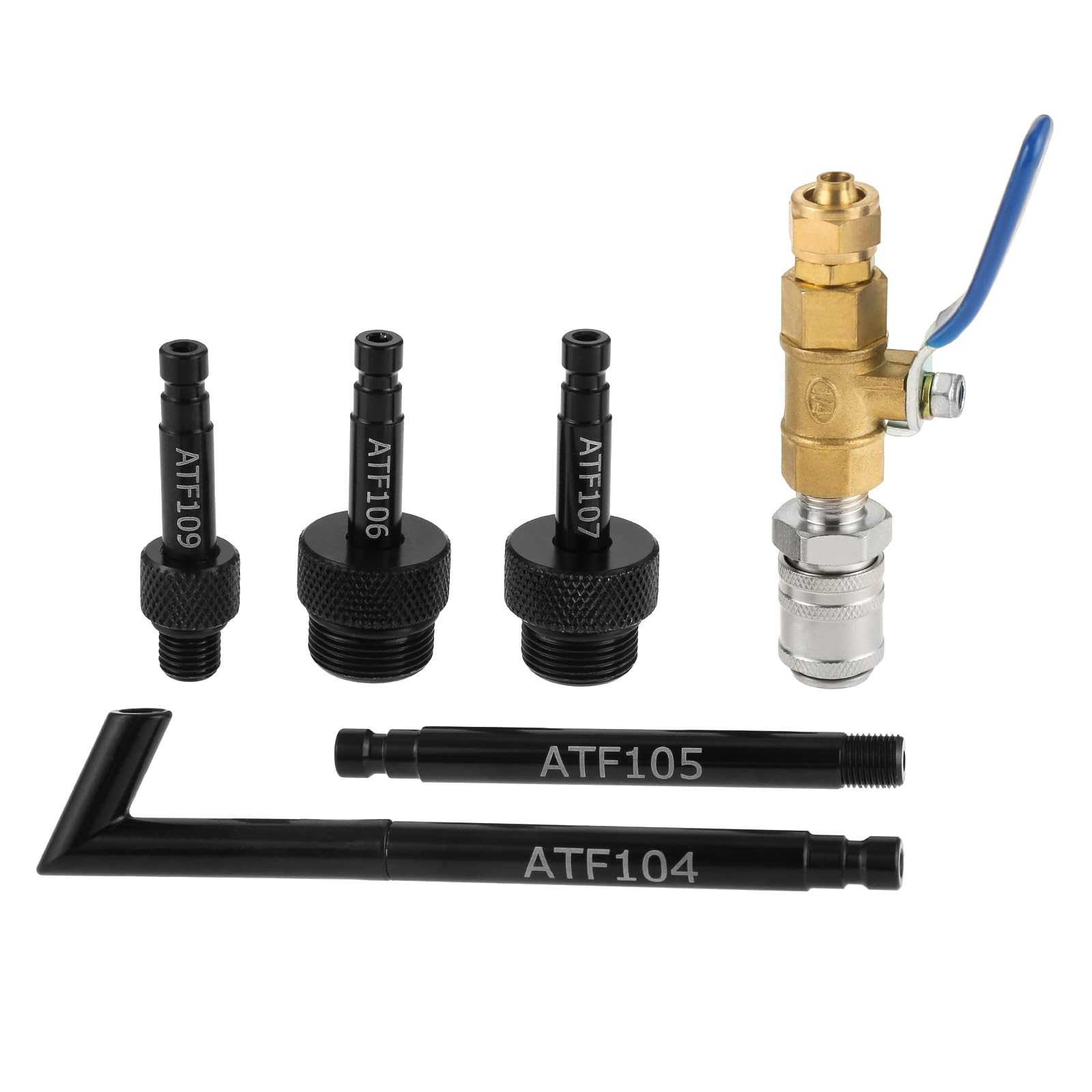YHXGLJDKA Transmission Automatic Fluid Oil Filling Filler Adapter Include Metal Dispenser with Shut Off Valve Compatible with VW