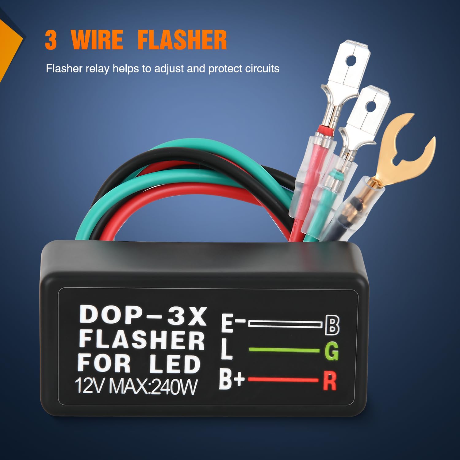 Nilight Turn Signal Switch Kit with Flasher Relay, 4PIN SPDT, 12V 20A, Green LED, Rocker Switch, Model 90744G, Black