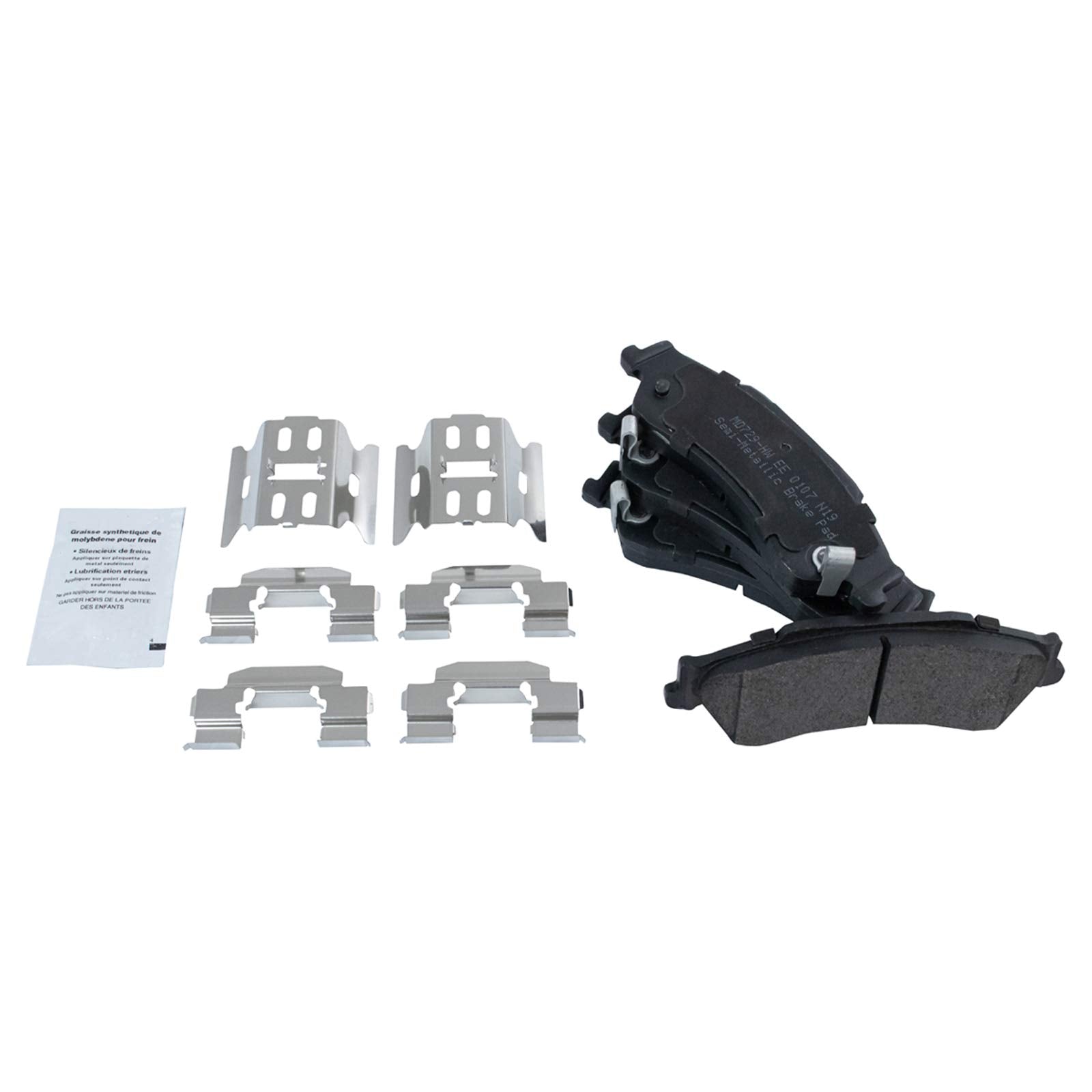 Trq Rear Brake Pad & Rotor Kit Brake Pads Brake Rotor Semi-Metallic Compatible With 1998-2005 Chevrolet Blazer 1998-2001 Gmc Jim