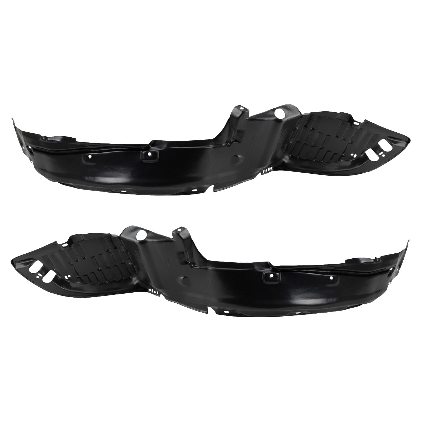 Trq Front Inner Fender Liner Set Compatible With 1994-1997 Acura Integra Ac1248101 Ac1249101