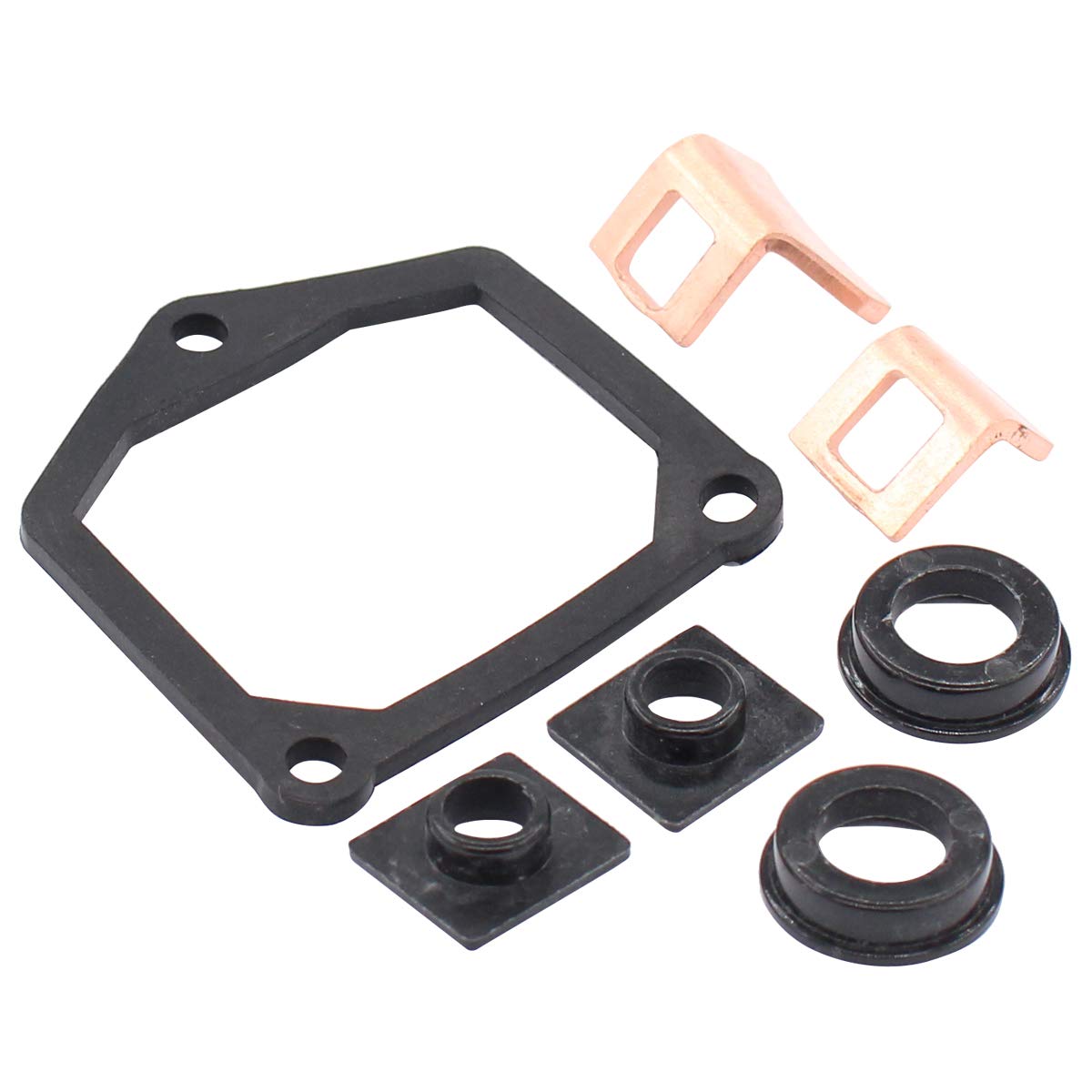 Motoku Starter Solenoid Rebuild Repair Kit Plunger Spring Contact For Dyna Electra Glide Fatboy Heritage Softail Springer Road K