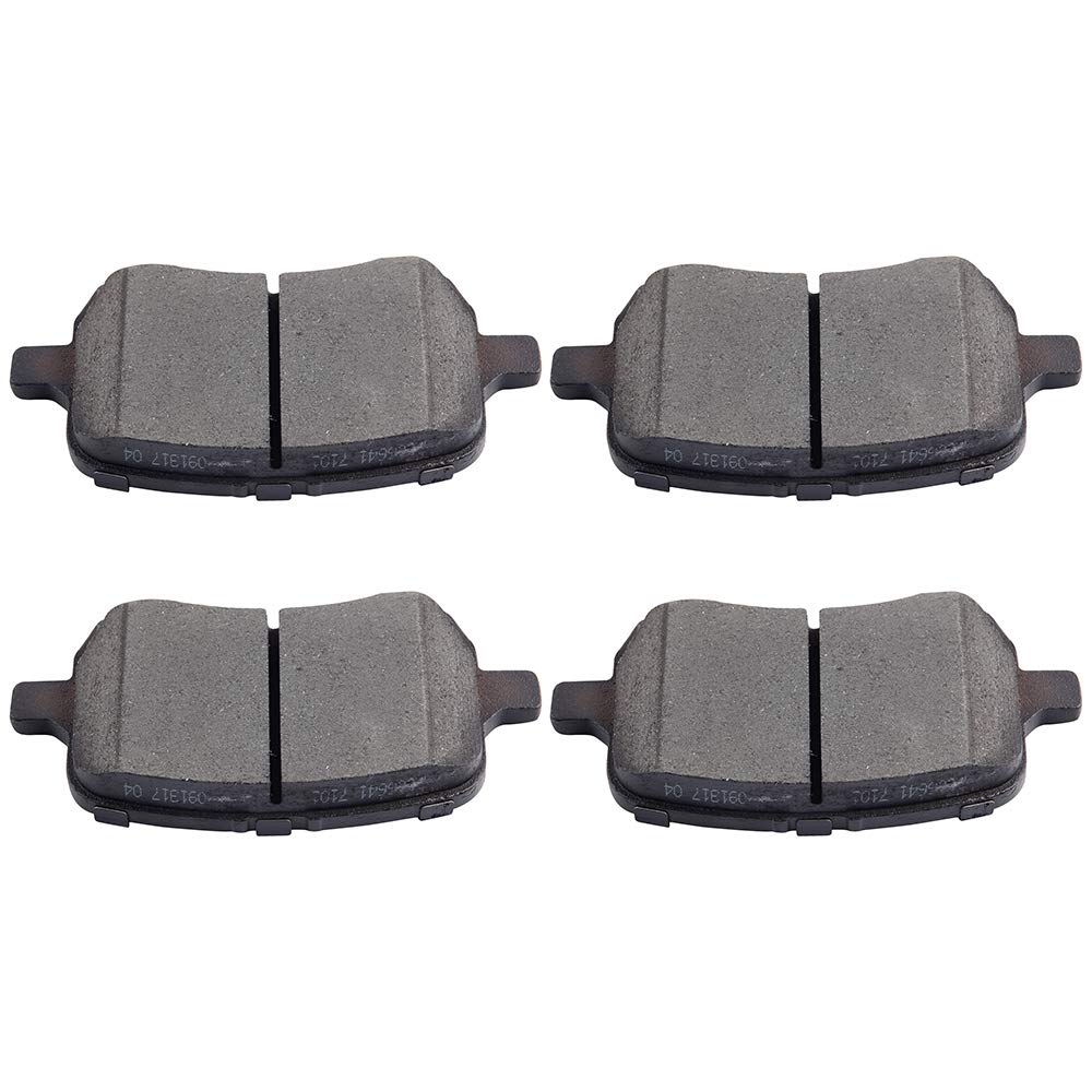 Cciyu D1160 Ceramic Front Brake Pad Set For Chevy Cobalt,Hhr,For Malibu,For Pontiac G5,G6,Pursuit,Solstice,For Saturn Aura,Ion,S