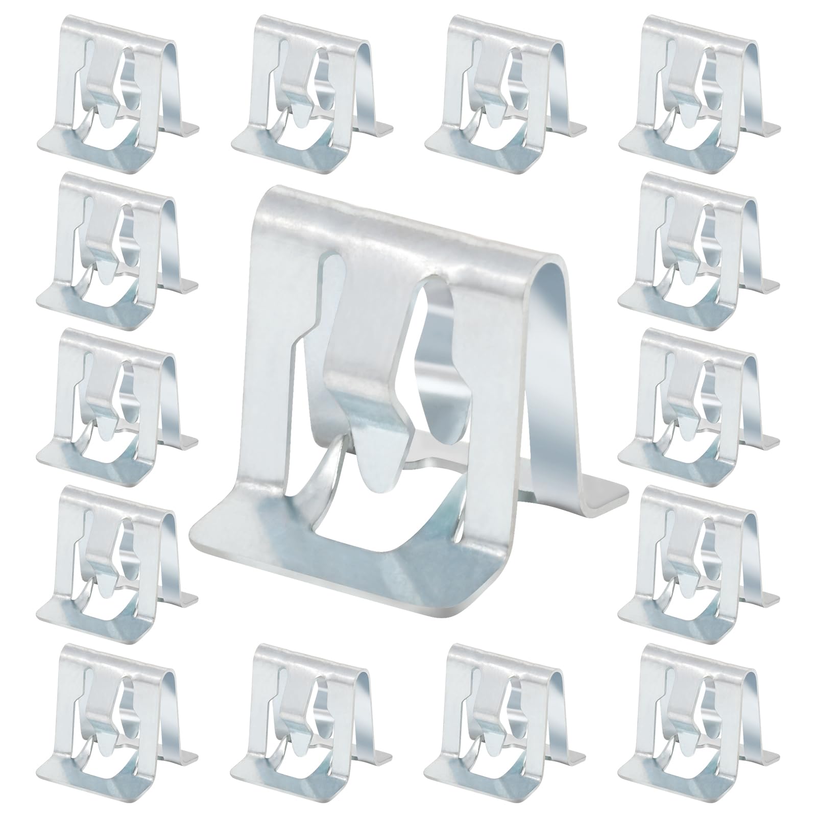WHALETAIL 15 PCS Interior Trim Bezel & Scuff Plate Clips, Lift Gate Trim Finish Panel Clip, GM Moulding Fastener Replaces 115886