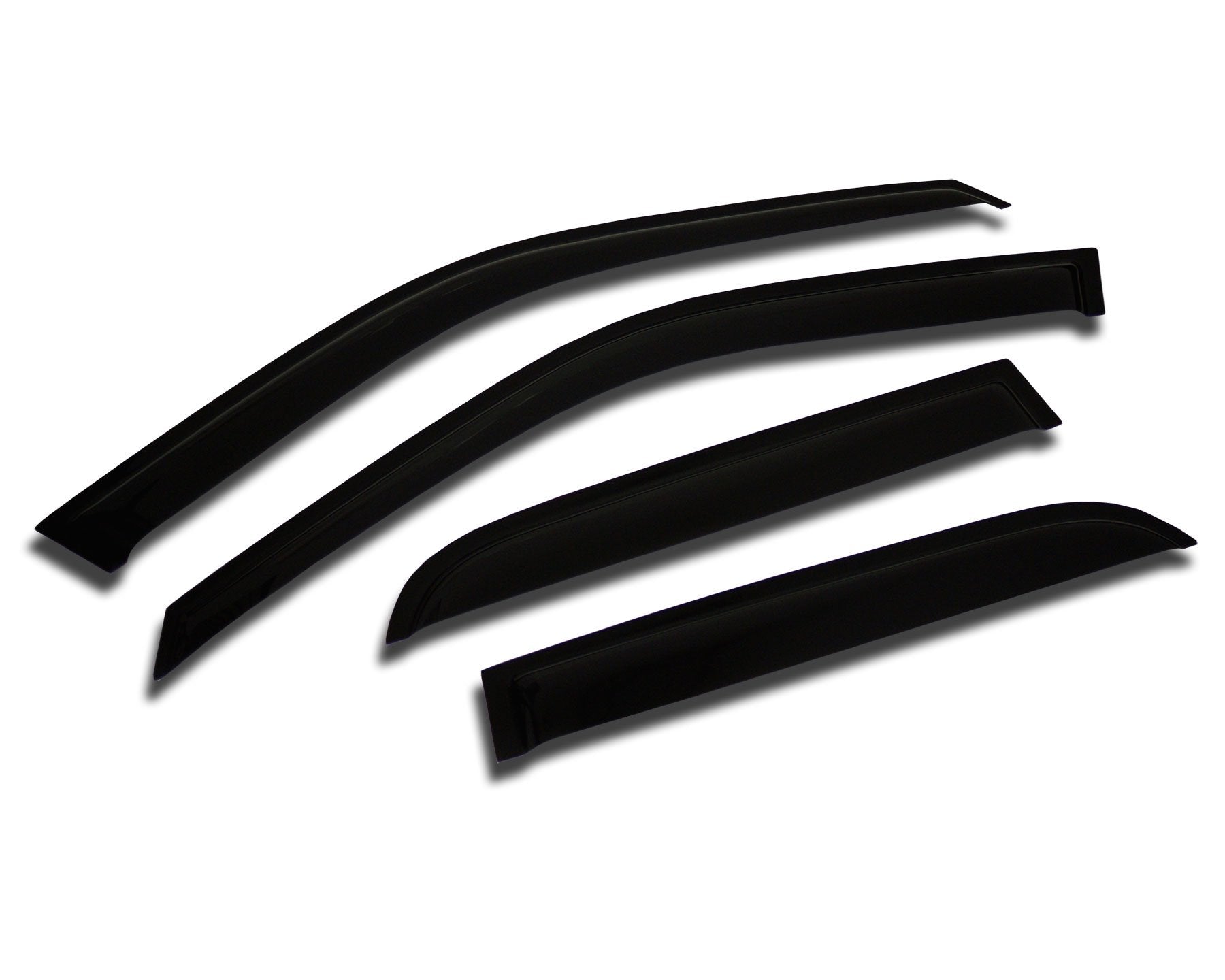 Outside Mount Car Window Rain Guards Compatible With Mazda Cx-9 2007-2015 | Tape-On | Rain Shields Window Visor Window Deflector