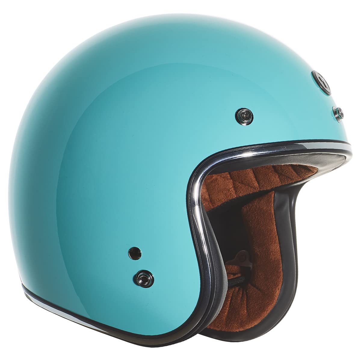 Torc T50/Del Mar Open Face 3/4 Motorcycle Helmet With Color/Graphic Dot Approved (Robin Egg Blue, Xx-Large)