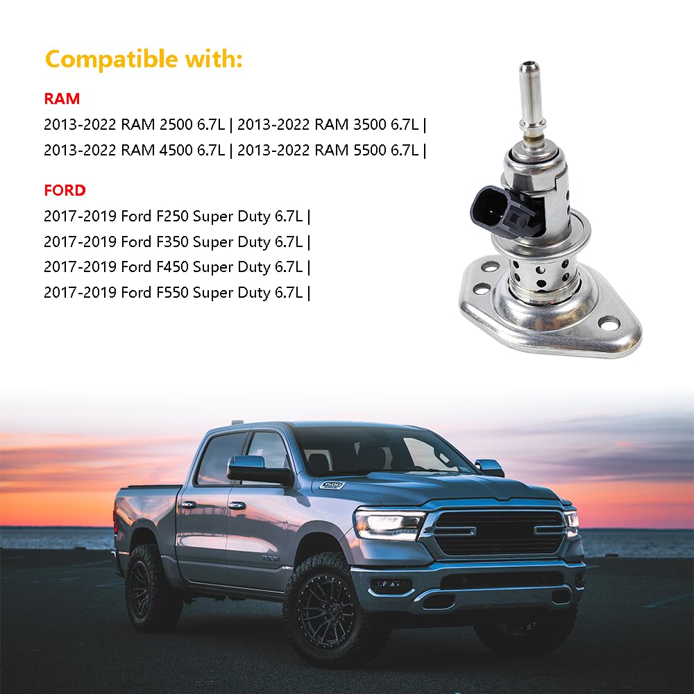 Diesel Exhaust Fluid DEF Injector, Emission Fluid Injection Nozzle | Fit for Ram 2500 3500 4500 5500 6.7L 2013-2022, Ford F250 F