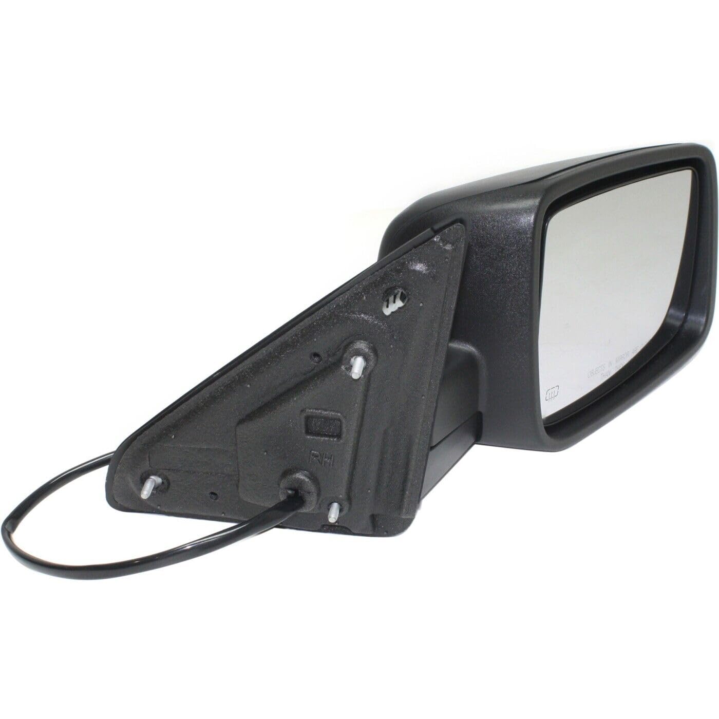 Fitrite Auto Parts New Right Side Power Door Mirror For 2014-2018 Ram 1500 Pickup, 2013-2018 Ram 2500 Pickup, 2019-2022 Ram 1500 Classic, Without Puddle Lamp, Without Turn Signal Ch1321354