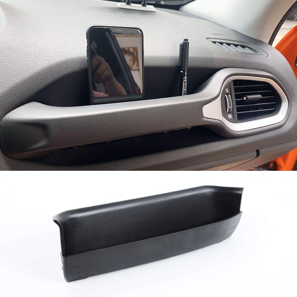 Savadicar GrabTray Passenger Grab handle Storage Organizer for 2015-2024 Jeep Renegade, Interior Storage Expansion Accessories, 
