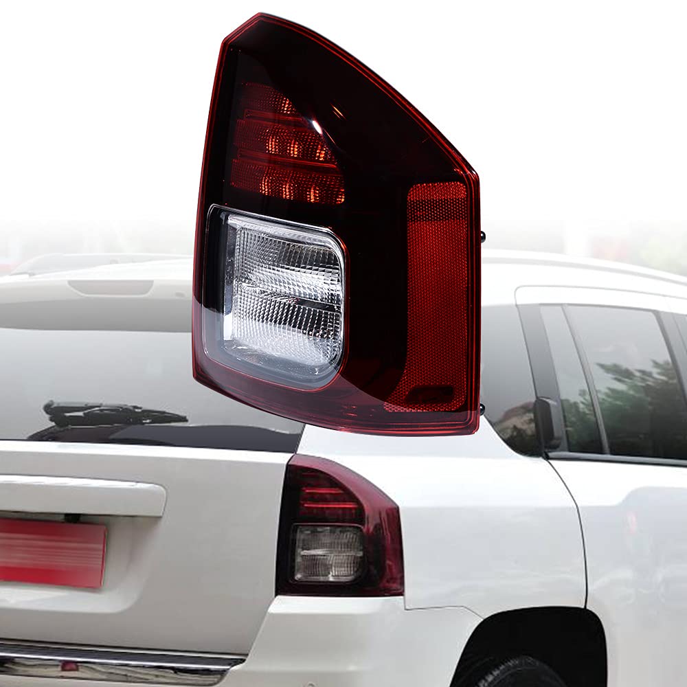 Astra Depot Accessories Tailight Assembly Red And Clear Lens Taillights Rear Lamp Brake Led Signal Drl Fits Oe 5272908Aa 5272908