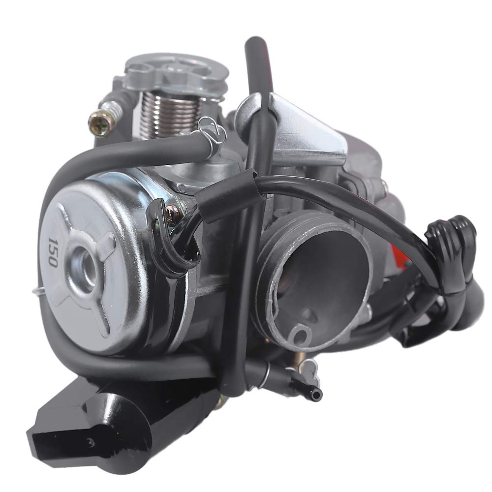 Pd24J Carburetor For 4-Stroke Gy6 125Cc 150Cc Atv Go Karts Scooter Mopeds Qmj/Qmi157 Qmj/Qmi152 - Manifold Intake Fiameter 24Mm