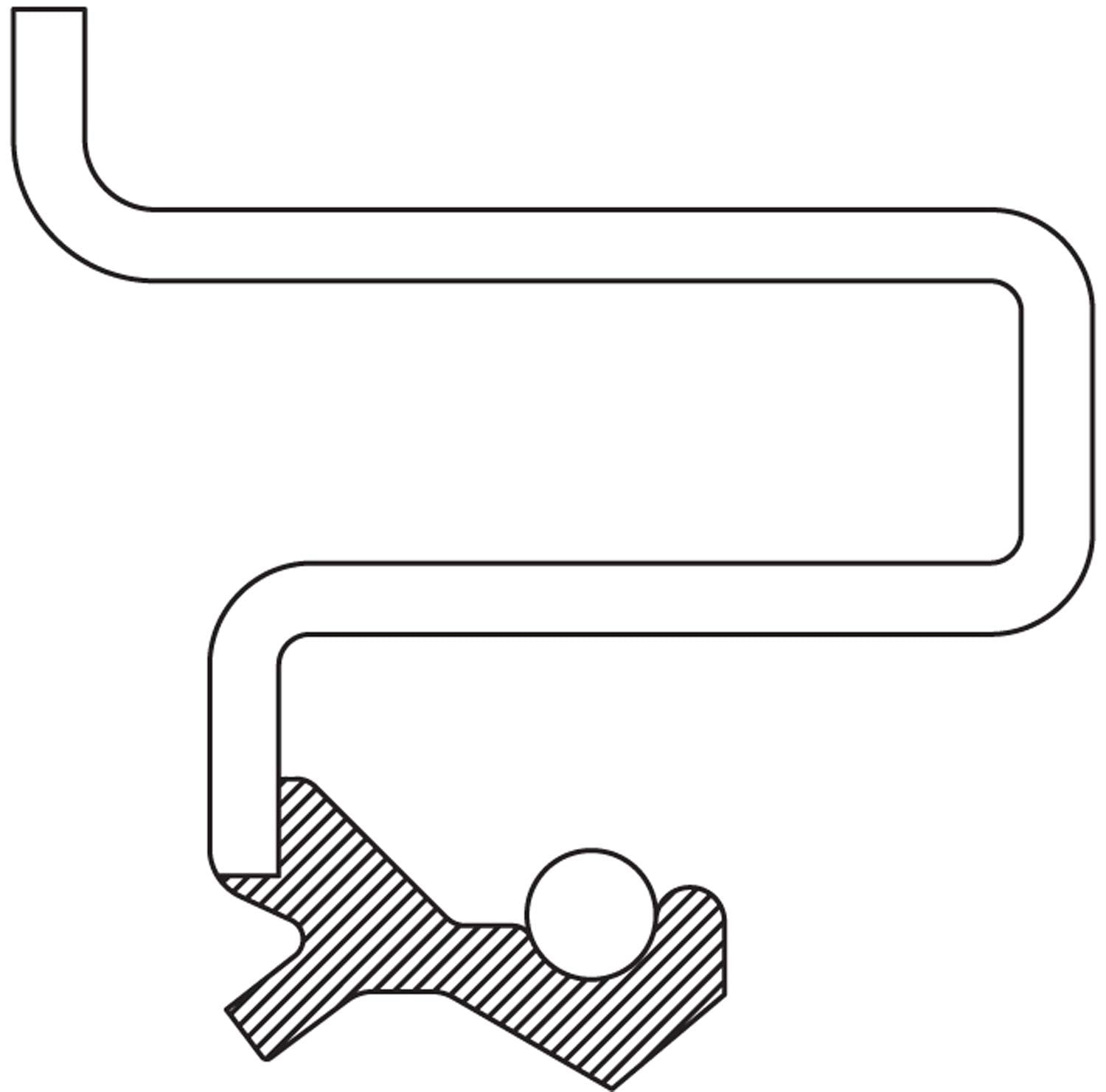 National Bearing 4762N Rear Wheel Seal