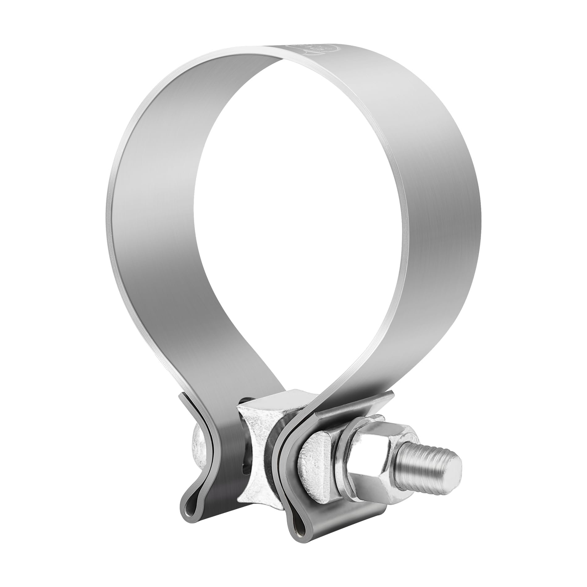 Evil Energy 3.5 Inch Exhaust Clamp,3 1/2 '' Narrow Band Muffler Clamp Stainless Steel For Heavy-Duty Exhaust Systems, Downpipes,