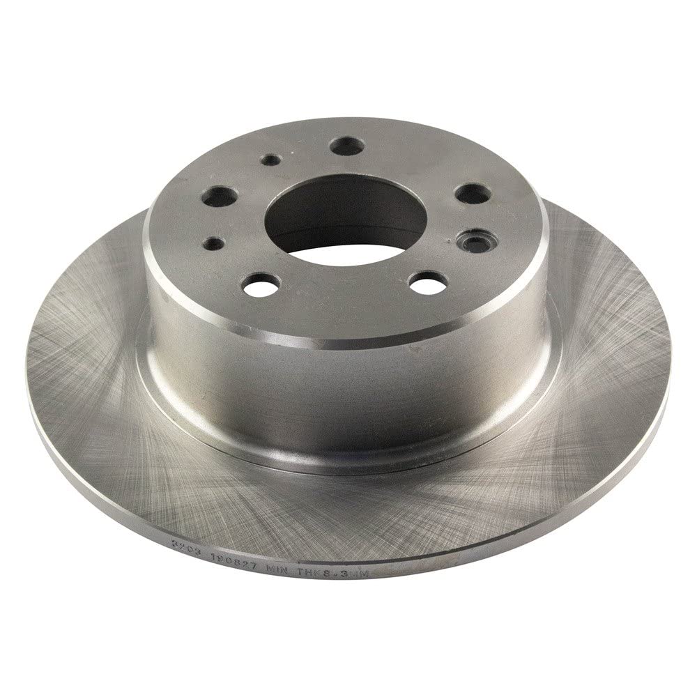 Trq Rear Brake Rotors Set Driver & Passenger Side Compatible With 65-91 Mercedes-Benz