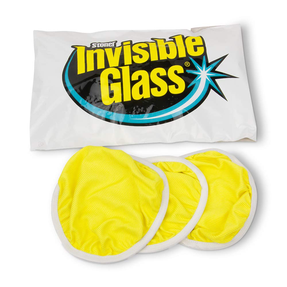 Invisible Glass 95183 Original Reach And Clean Tool Replacement Elastic Microfiber Bonnets, Pack Of 3