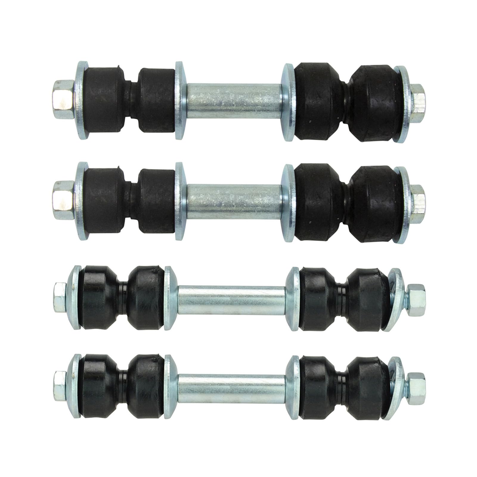 Trq Sway Bar Stabilizer Link Set Front & Rear Compatible With 95-03 Aurora 00-05 Bonneville Deville 06-11 Dts Lesabre Lucerne 97