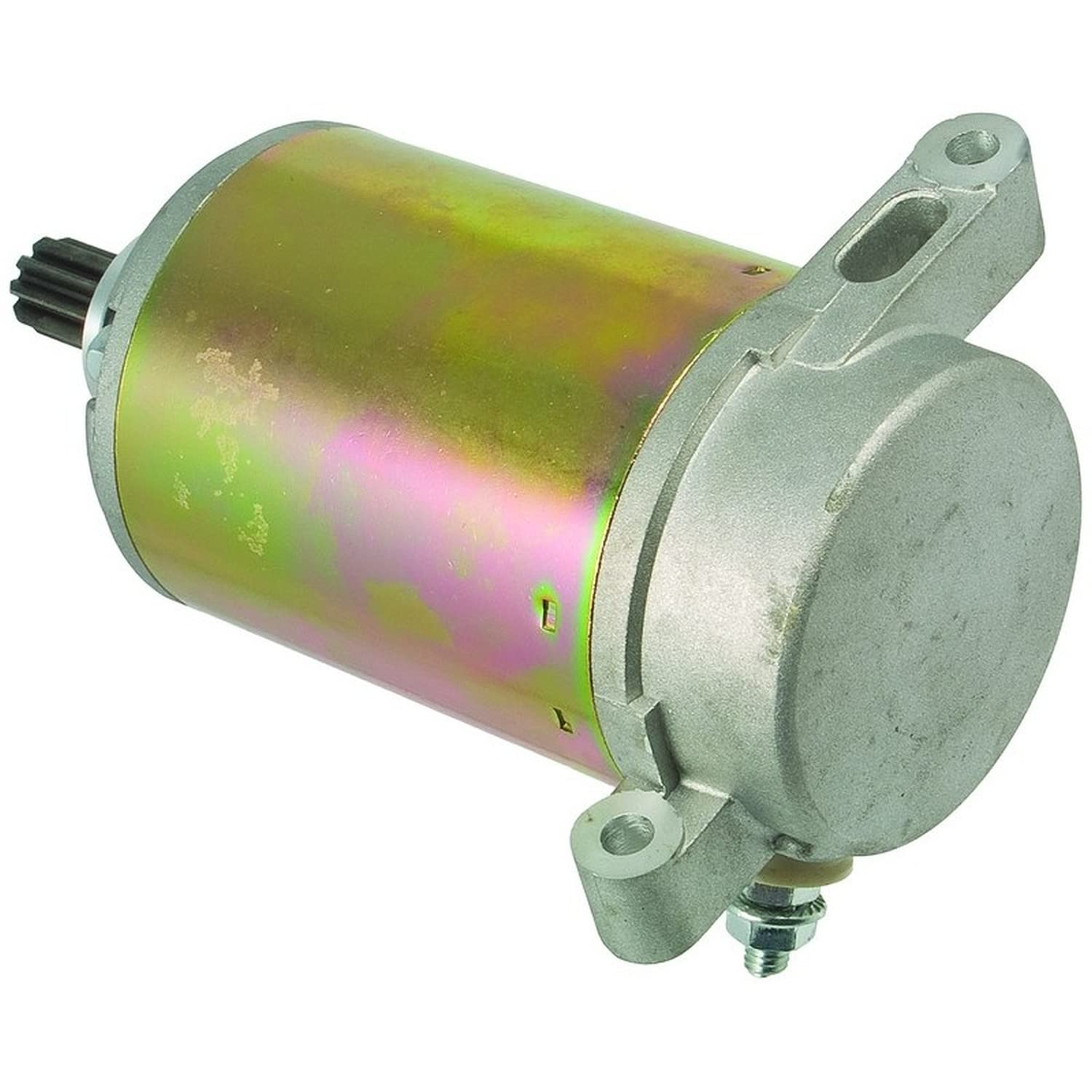 Parts Player New Starter for Yamaha YFM400 Big Bear 2000-2012, 12V CW, 9 Tooth, Metal, Multicolored