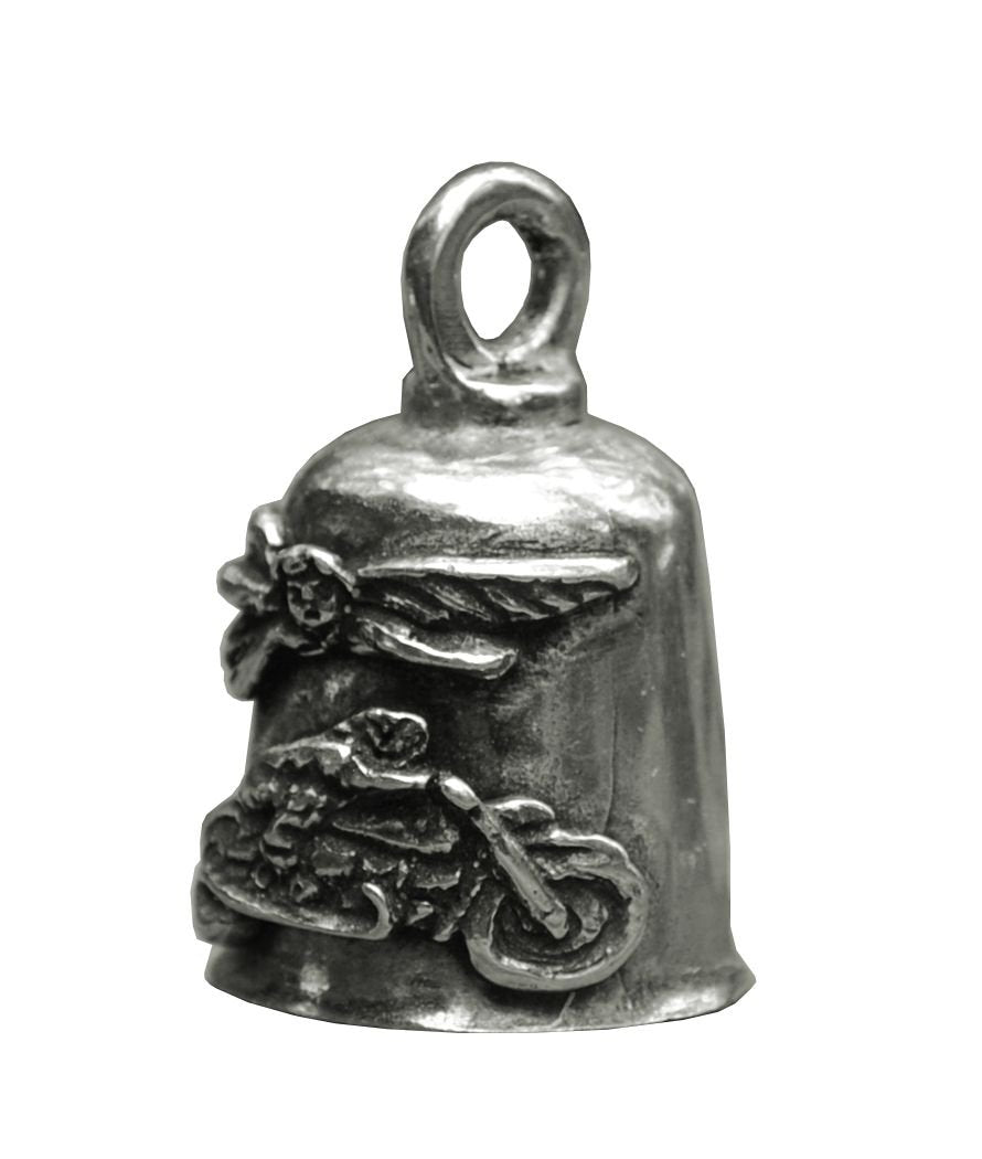Never Ride Faster Than Your Angel Gremlin Bell
