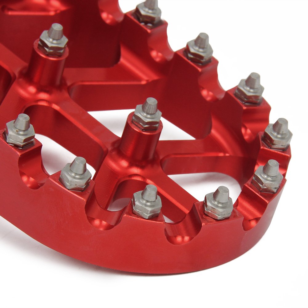 JFG RACING Dirt Bike Foot Pegs Motorcycle Footpegs Foot Pedals Rests CNC For CRF150R 07-23 CRF250R 04-23 CRF450R 02-23 CRF250L 1