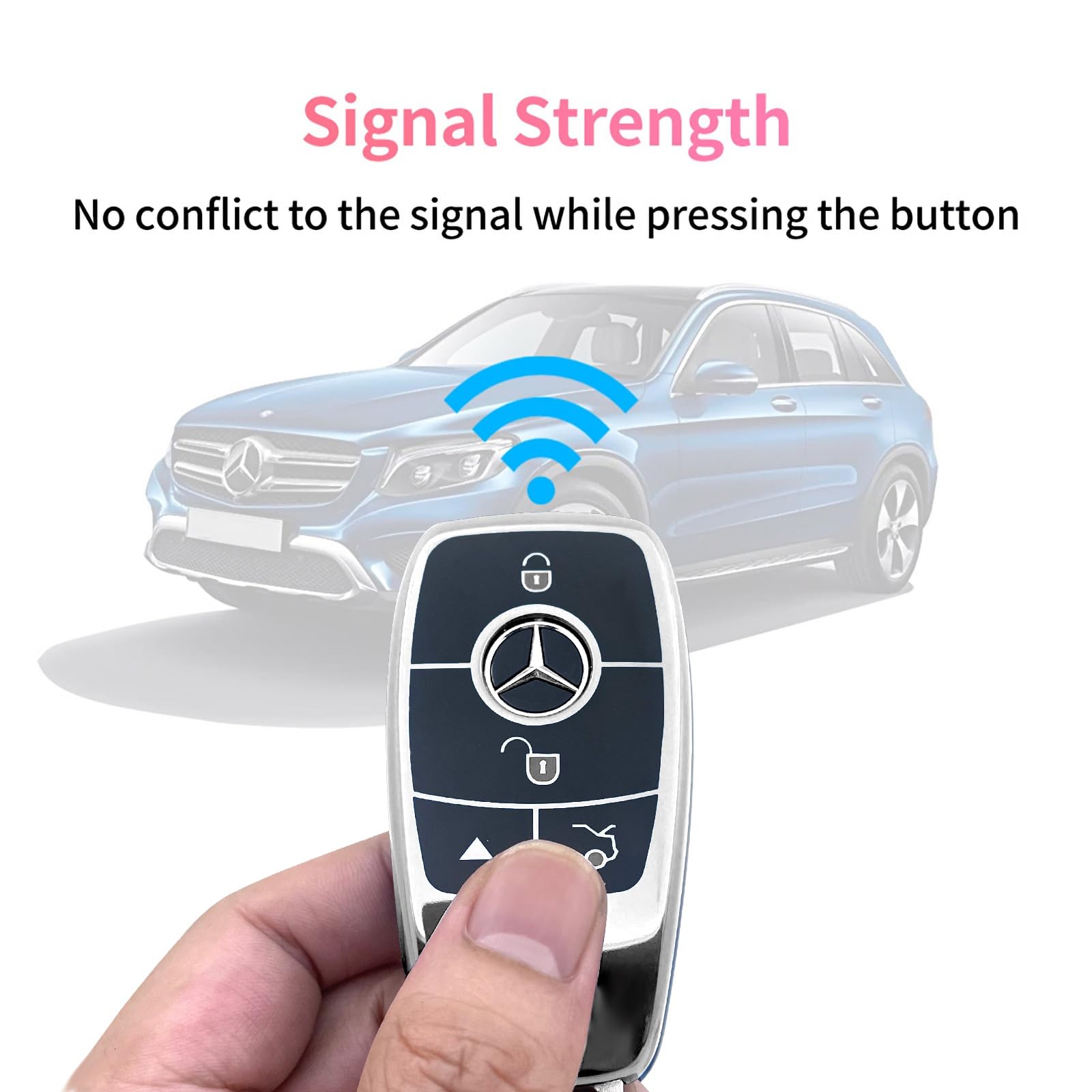 Creativity Suitable For Mercedes Benz Keys Case. The Advanced Soft Tpu Key Box Is Compatible With Cls Cla Gla Amg A C E S G Glc