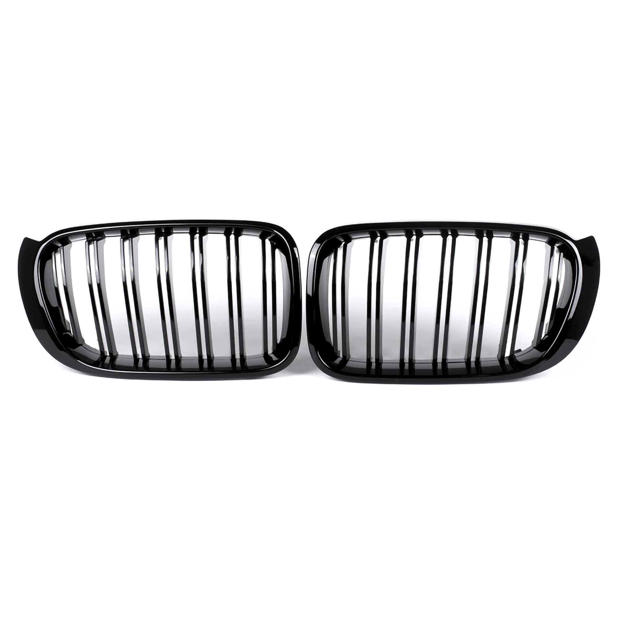 F25 Grille, ABS Front Replacement Kidney Grill for X3 Series F25 2015-2017 X4 Series F26 Gloss Black