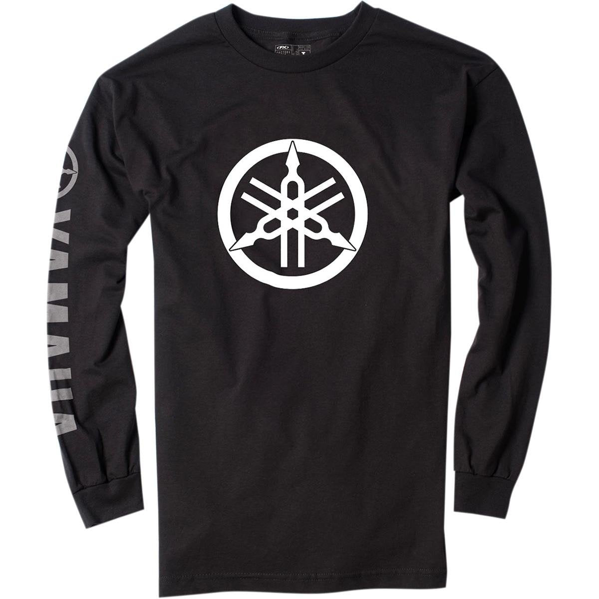 Factory Effex 17-87216 'Yamaha' Long Sleeve T-Shirt (Black, X-Large)