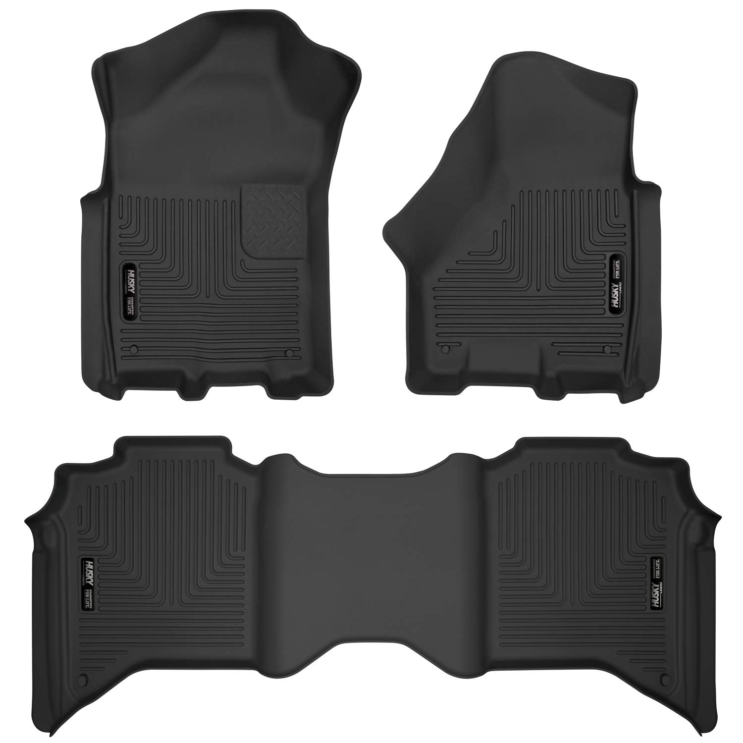 Husky Liners 54788 Fits 2019-20 Dodge Ram 2500 Crew Cab X-Act Contour Front And 2Nd Seat Floor Liners