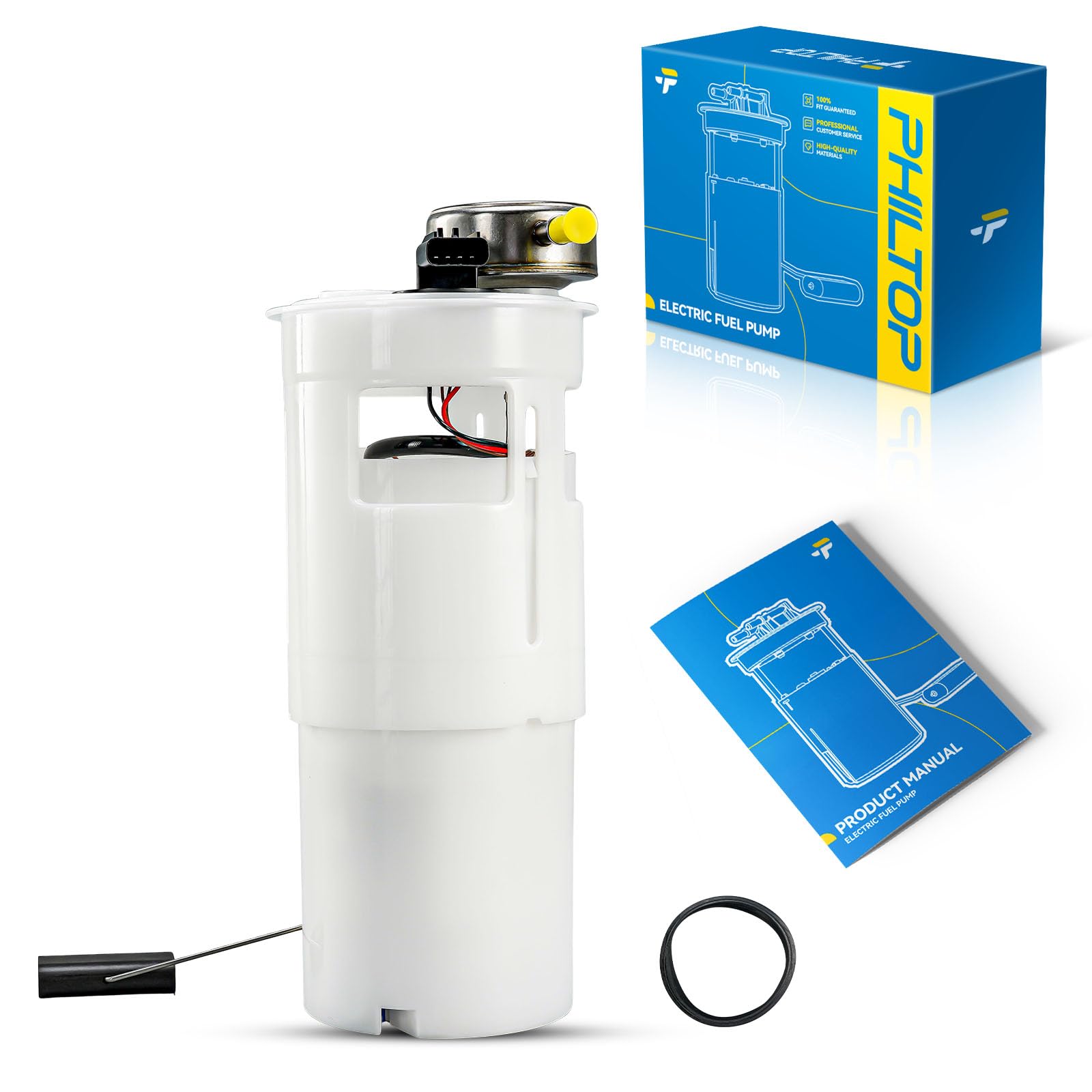PHILTOP Electric Fuel Pump Assembly Fits for Dodge Ram 2500 and Ram 3500 2004 V8 5.7L, FG0814