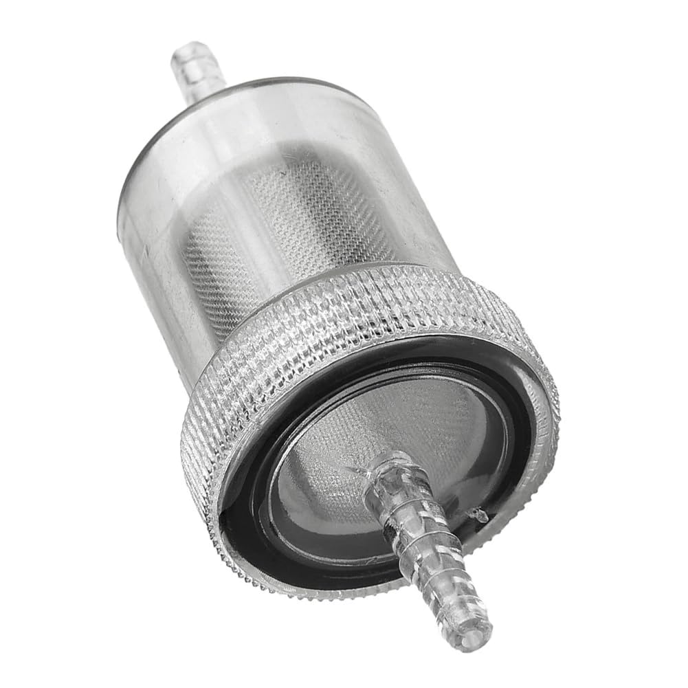 YehVeh 2 Pack Diesel In-Line Fuel Filter Kit Reusing Detachable Washable Stainless Mesh Inline Filters Replacement For 3/16'' 5m