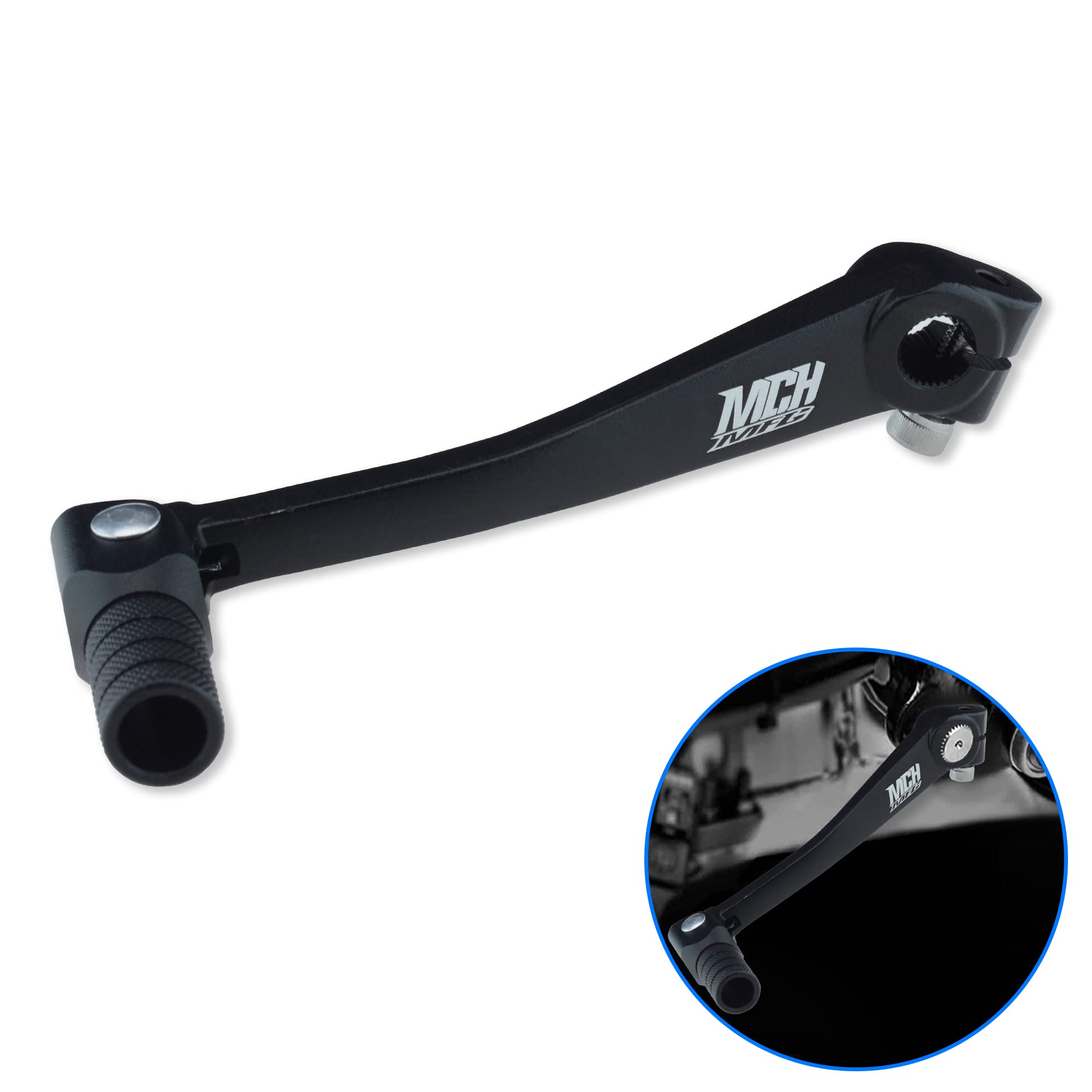 MCHMFG Folding Gear Shifter Shift Lever CNC Aluminum Gear Shifter Shift Lever for XR50 XR80 CRF50 CRF70 50cc-125cc Pit Dirt Bike